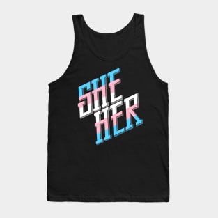 She/Her Trans Pride Tank Top